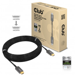 CLUB3D CAC-1377 HDMI-kaapeli 15 m HDMI-tyyppi A (vakio) Musta