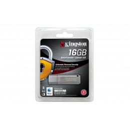Kingston Technology DataTraveler Locker+ G3 16GB USB-muisti USB A-tyyppi 3.2 Gen 1 (3.1 Gen 1) Hopea