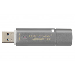 Kingston Technology DataTraveler Locker+ G3 16GB USB-muisti USB A-tyyppi 3.2 Gen 1 (3.1 Gen 1) Hopea