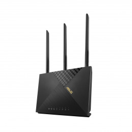 ASUS 4G-AX56 langaton reititin Gigabitti Ethernet Kaksitaajuus (2,4 GHz 5 GHz) 3G Musta