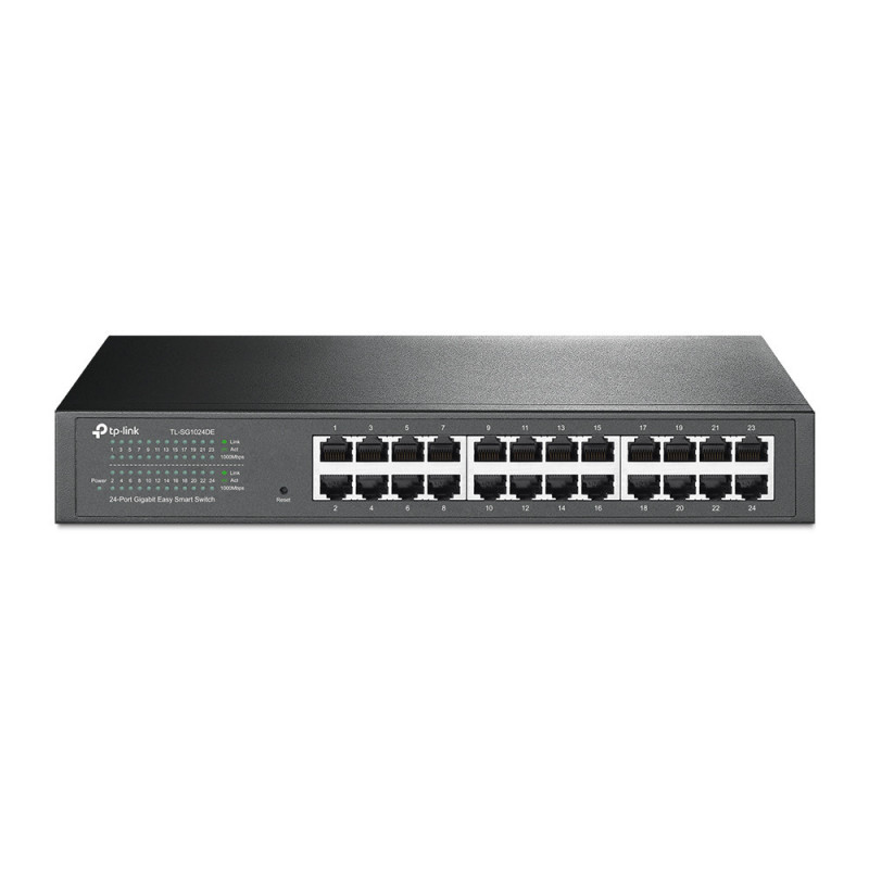 TP-LINK TL-SG1024DE Hallittu L2 Gigabit Ethernet (10 100 1000) Musta