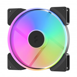 Fractal Design Prisma AL-18 PWM Tietokonekotelo Tuuletin 18 cm Musta, Valkoinen 1 kpl