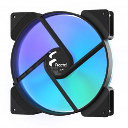 Fractal Design Prisma AL-18 PWM Tietokonekotelo Tuuletin 18 cm Musta, Valkoinen 1 kpl