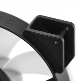 Fractal Design Prisma AL-18 PWM Tietokonekotelo Tuuletin 18 cm Musta, Valkoinen 1 kpl