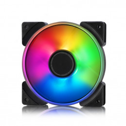 Fractal Design Prisma AL-12  PWM Tietokonekotelo Tuuletin 12 cm Musta, Valkoinen