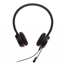 Jabra Evolve 20SE USB-C MS Stereo Kuulokkeet Langallinen Pääpanta Toimisto puhelukeskus USB Type-C Musta