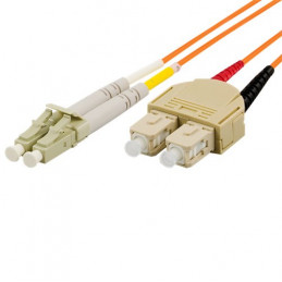 Kuitukaapeli  LC - SC duplex multimode 50/125 1m