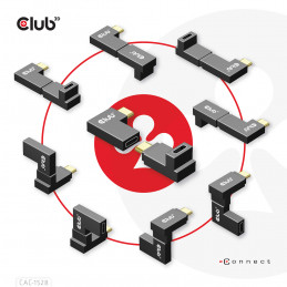 CLUB3D CAC-1528 USB-kaapeli USB 3.2 Gen 2 (3.1 Gen 2) USB C