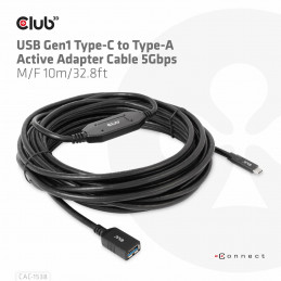 CLUB3D CAC-1538 USB-kaapeli 10 m