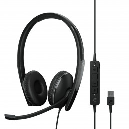 EPOS | SENNHEISER ADAPT 160T ANC USB Kuulokkeet Langallinen Pääpanta Toimisto puhelukeskus USB A-tyyppi Musta