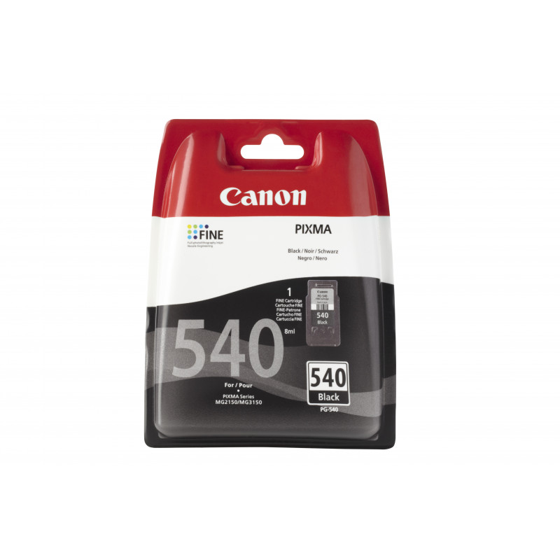 Canon PG-540 mustekasetti 1 kpl Alkuperäinen Perusvärintuotto Valokuva musta