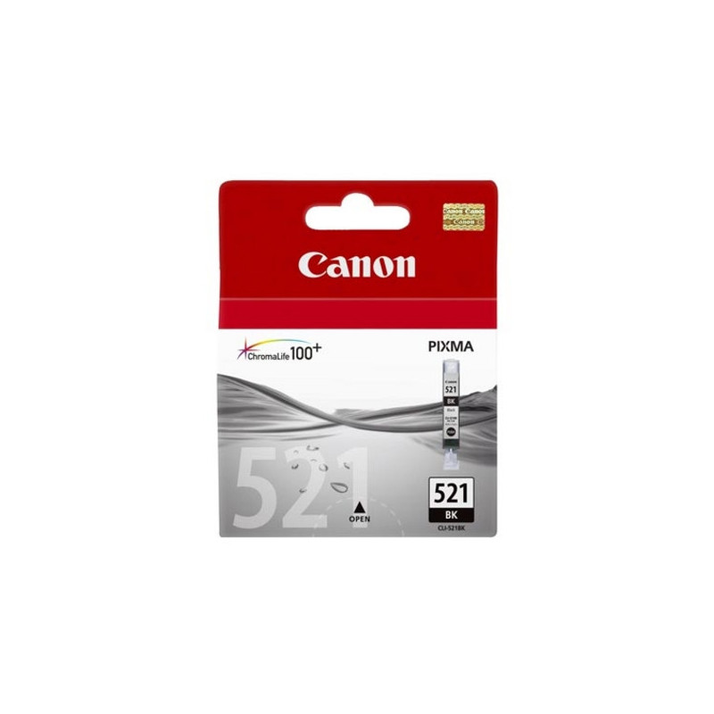 Canon CLI-521 BK mustekasetti 1 kpl Alkuperäinen Musta