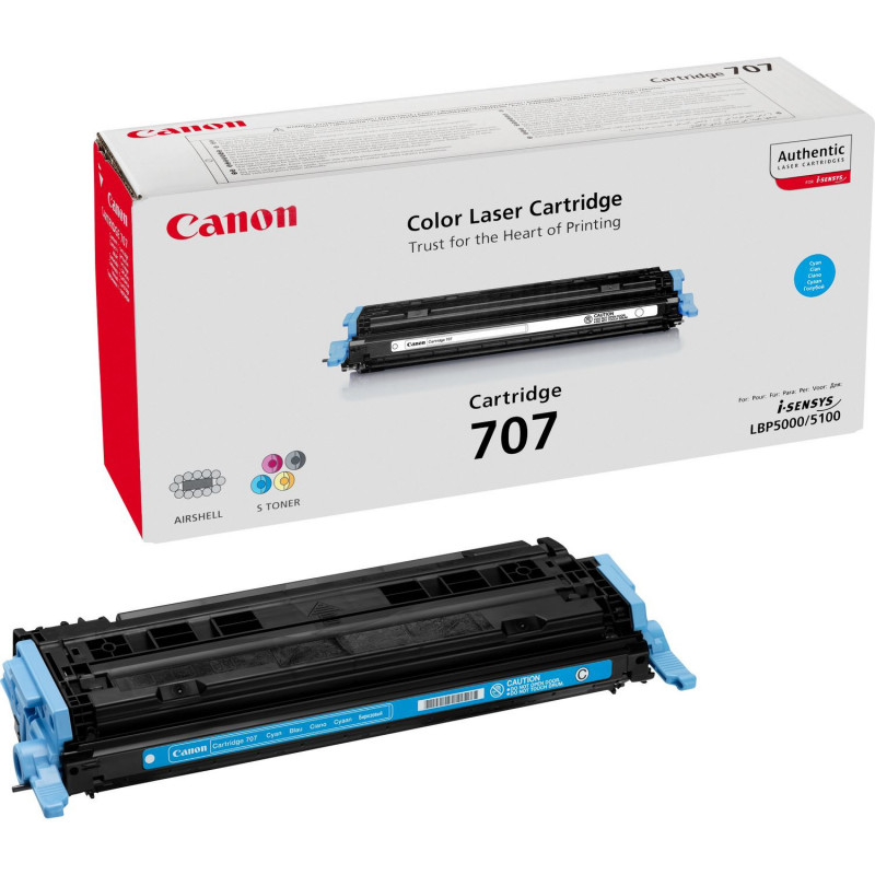 Canon 707 värikasetti 1 kpl Alkuperäinen Syaani