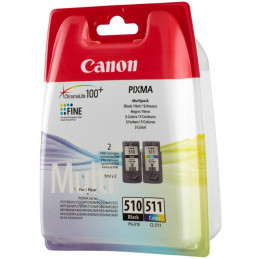 Canon PG-510   CL-511 mustekasetti 2 kpl Alkuperäinen Musta, Syaani, Magenta, Keltainen