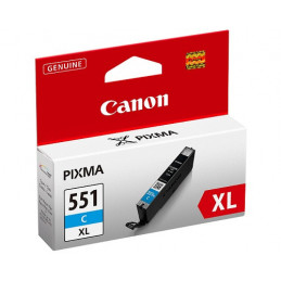 Canon CLI-551XL C w sec mustekasetti 1 kpl Alkuperäinen Korkea (XL) värintuotto Valokuva syaani