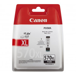 Canon PGI-570PGBK XL mustekasetti 1 kpl Alkuperäinen Korkea (XL) värintuotto Musta