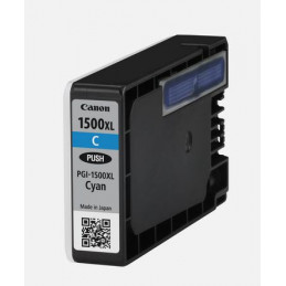 Canon PGI-1500XL C mustekasetti Alkuperäinen Korkea (XL) värintuotto Syaani