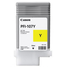 Canon PFI-107Y mustekasetti 1 kpl Alkuperäinen Keltainen