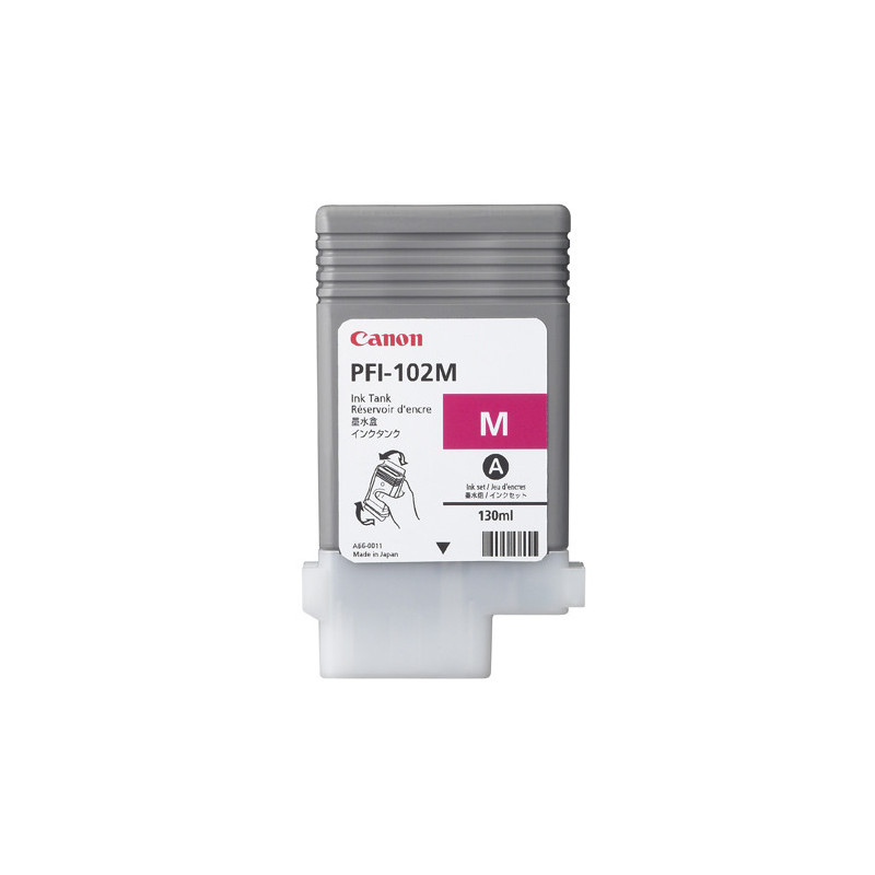 Canon PFI-102M mustekasetti 1 kpl Alkuperäinen Magenta