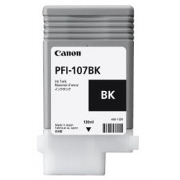 Canon PFI-107BK mustekasetti 1 kpl Alkuperäinen Musta