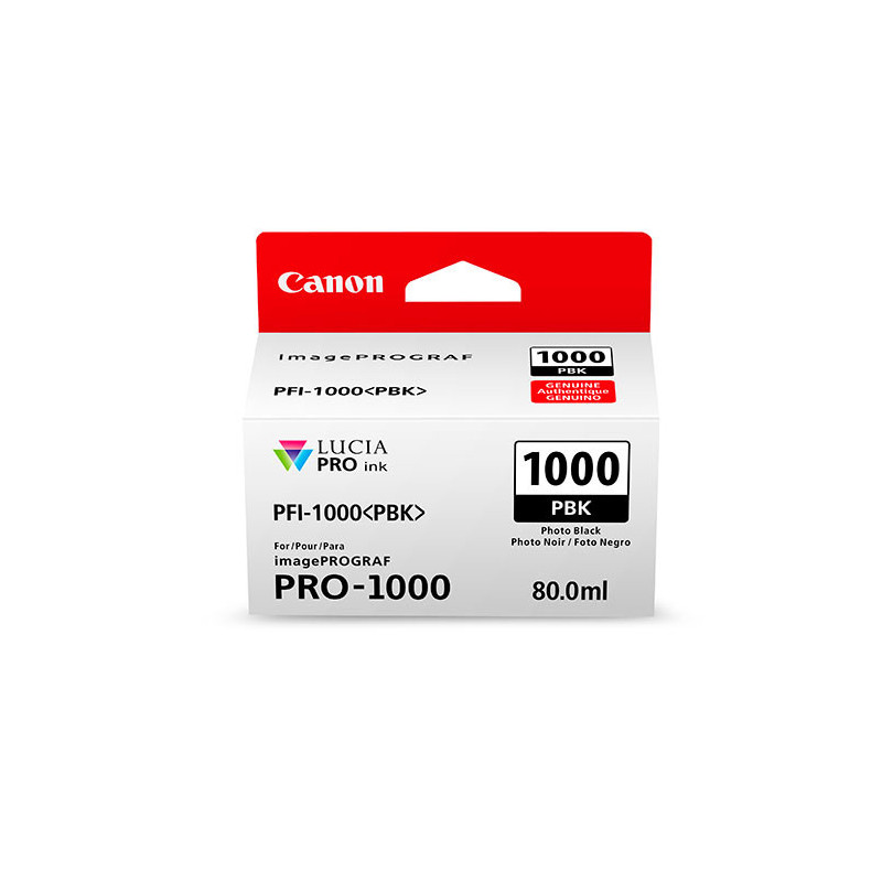 Canon PFI-1000 PBK mustekasetti Alkuperäinen Valokuva musta