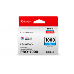 Canon PFI-1000 C mustekasetti Alkuperäinen Syaani
