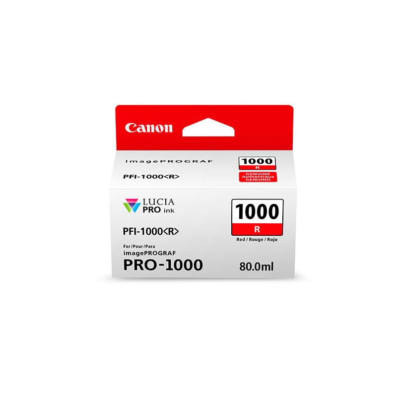 Canon PFI-1000 R mustekasetti Alkuperäinen Punainen