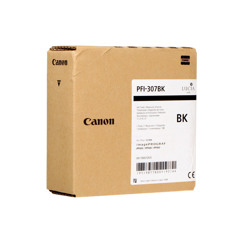 Canon PFI-307BK mustekasetti Alkuperäinen Musta