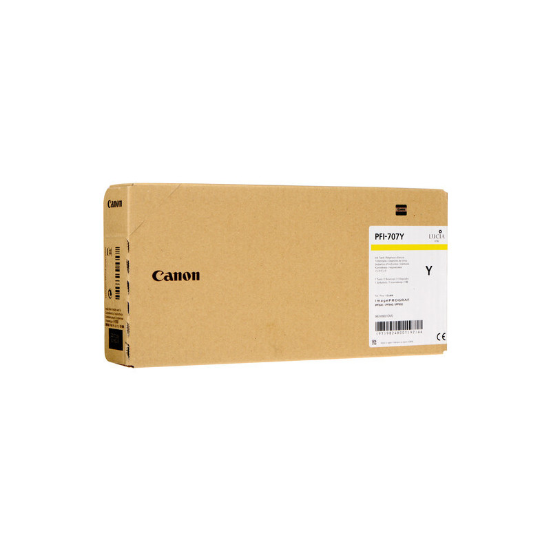 Canon PFI-707Y mustekasetti Alkuperäinen Keltainen