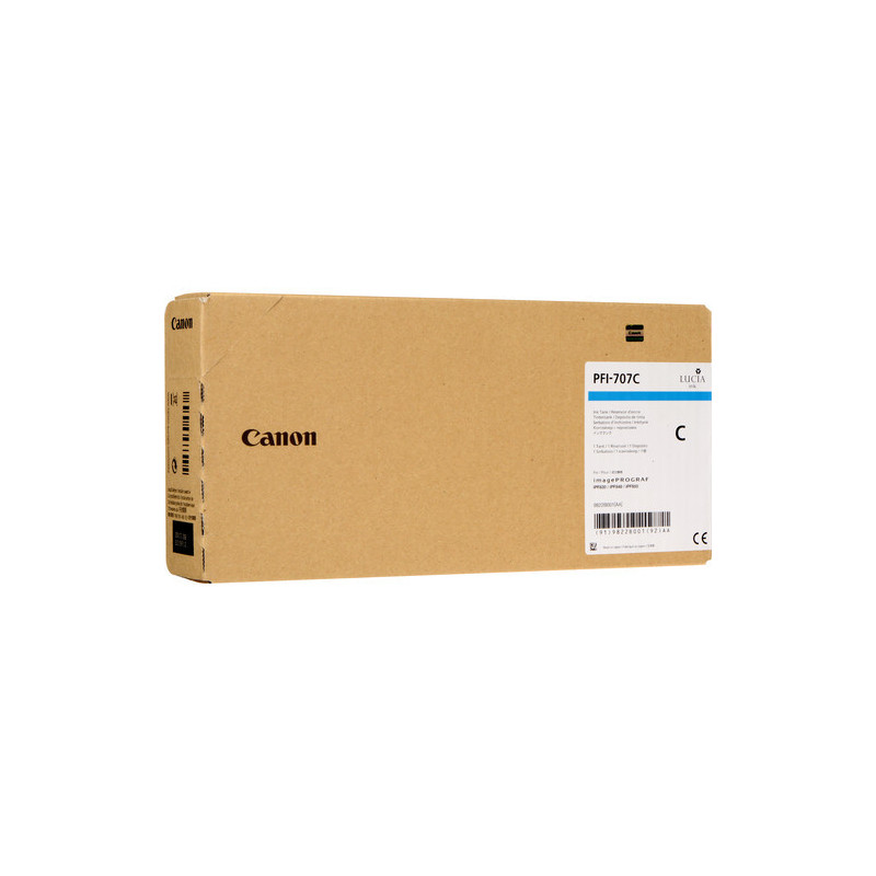 Canon PFI-707C mustekasetti Alkuperäinen Syaani