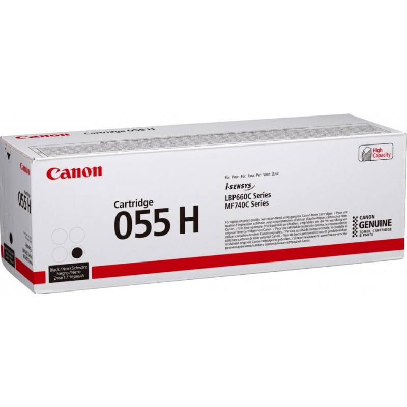 Canon 055H värikasetti 1 kpl Alkuperäinen Musta