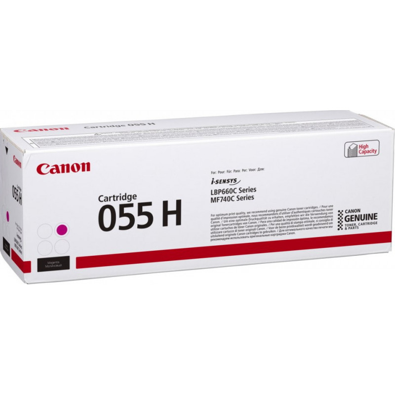 Canon 055H värikasetti 1 kpl Alkuperäinen Magenta