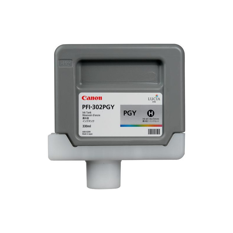 Canon PFI-302PGY mustekasetti Alkuperäinen Valokuva harmaa