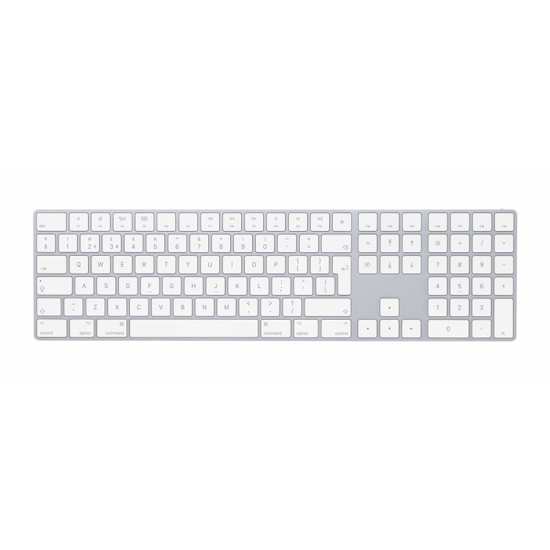 Apple Magic näppäimistö Bluetooth QWERTY Ruotsi Valkoinen