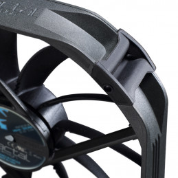 Fractal Design Venturi HF-14 Tietokonekotelo Tuuletin 14 cm Musta, Harmaa