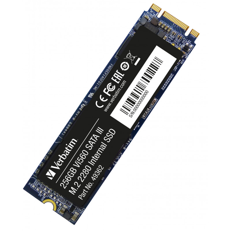Verbatim 49362 SSD-massamuisti M.2 256 GB Serial ATA III