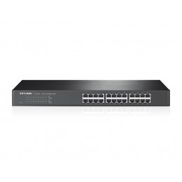 TP-LINK verkkokytkin, 24 porttia, 10/100 Mbps, RJ45, 19"