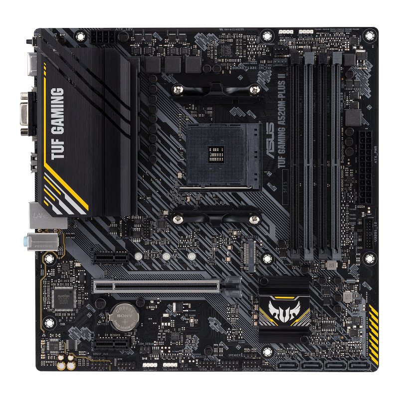 ASUS TUF GAMING A520M-PLUS II AMD A520 Kanta AM4 mikro ATX