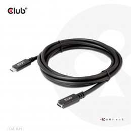 CLUB3D USB C GEN1 EXT CABLE 5GBPS 4K60HZ M F 1M USB-kaapeli 2 x USB C