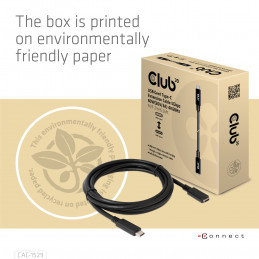 CLUB3D USB C GEN1 EXT CABLE 5GBPS 4K60HZ M F 1M USB-kaapeli 2 x USB C