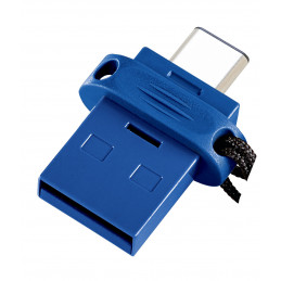Verbatim 49966 USB-muisti 32 GB USB Type-A   USB Type-C 3.2 Gen 1 (3.1 Gen 1) Musta, Sininen, Hopea