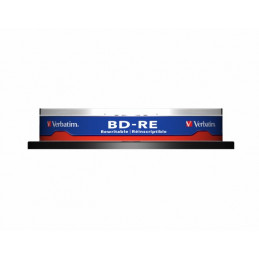 Verbatim BD-RE SL, 2x, 25GB/200min, 10-pakkaus spindle,...