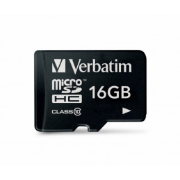 Verbatim muistikortti, microSDHC Class 10, 16GB