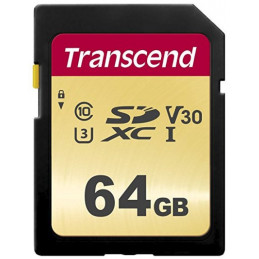 Transcend 64GB, UHS-I, SD flash-muisti SDXC Luokka 10