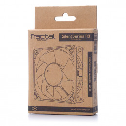 Fractal Design Silent Series R3 92mm Tietokonekotelo Tuuletin 9,2 cm Musta, Valkoinen