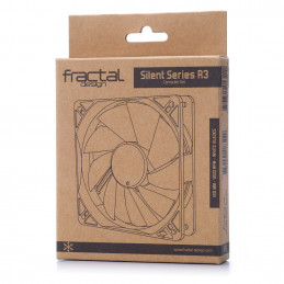 Fractal Design Silent Series R3 120 mm Tietokonekotelo Tuuletin 12 cm Musta, Valkoinen