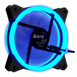 Aerocool Rev Blue Tietokonekotelo Tuuletin 12 cm Musta