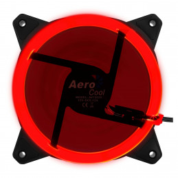 Aerocool Rev Red Tietokonekotelo Tuuletin 12 cm Musta