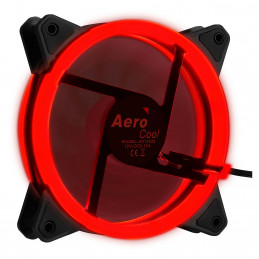 Aerocool Rev Red Tietokonekotelo Tuuletin 12 cm Musta