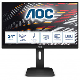 AOC P1 X24P1 tietokoneen litteä näyttö 61 cm (24") 1920 x 1200 pikseliä WUXGA LED Musta